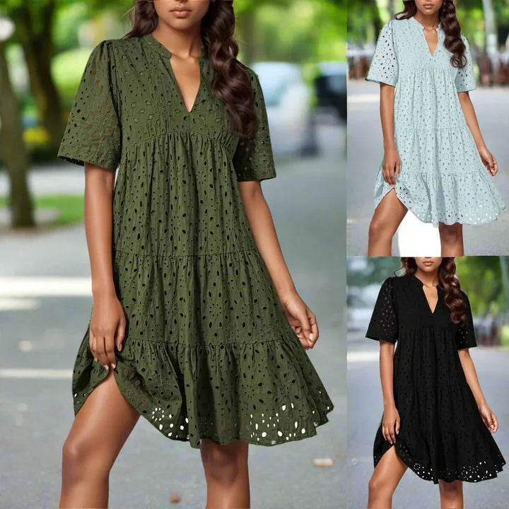 Leona – Elegant Midi Dress