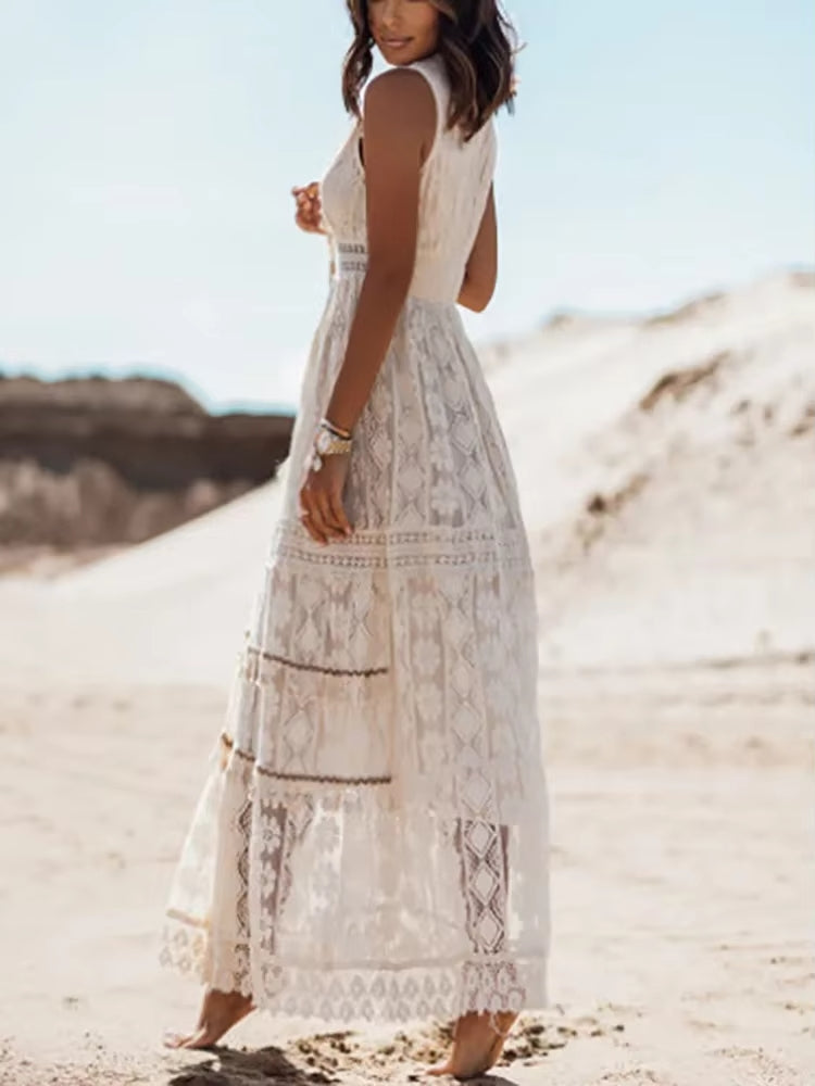 Syrelle – Lace Maxi Dress