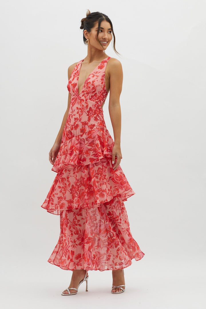 Zaylee - Bloom Shift Midi Dress