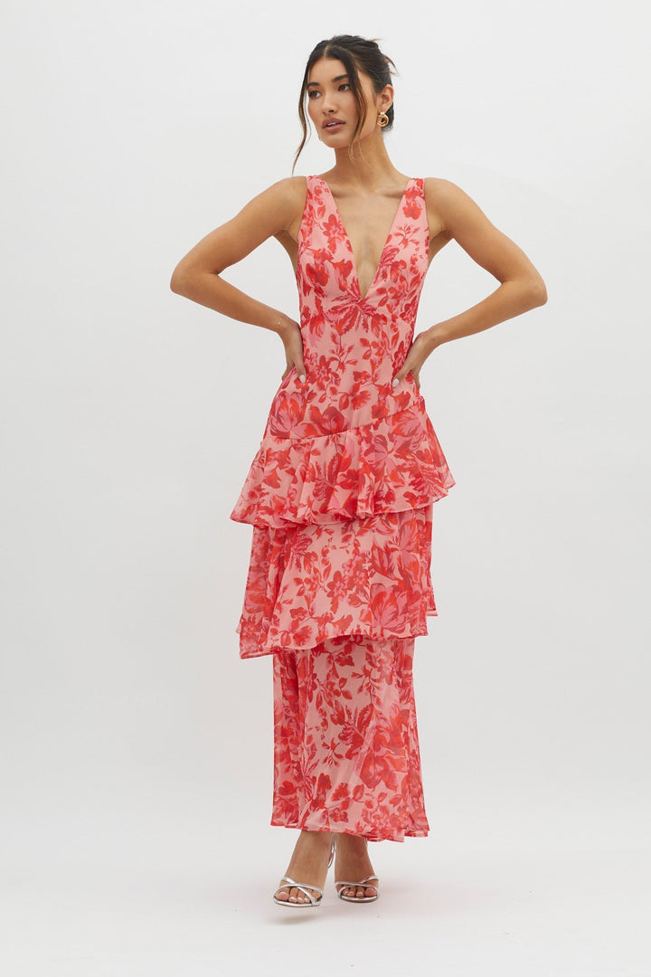 Zaylee - Bloom Shift Midi Dress