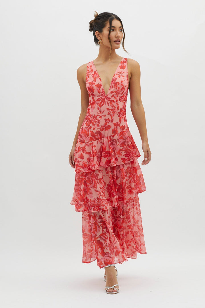 Zaylee - Bloom Shift Midi Dress