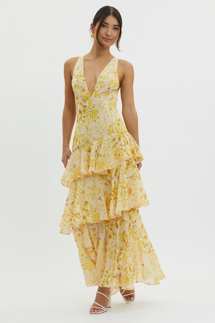 Zaylee - Bloom Shift Midi Dress
