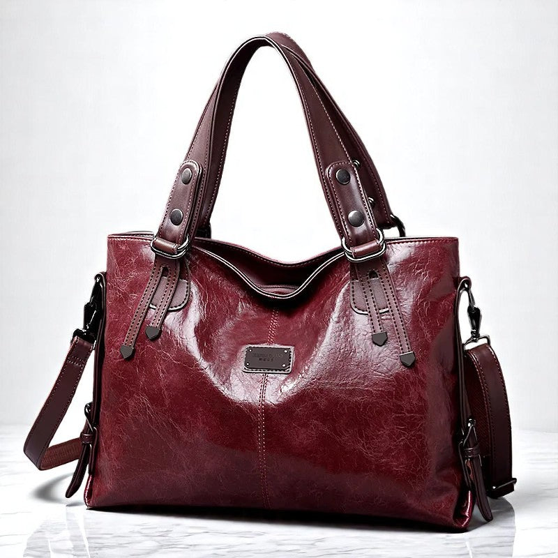 Rielle - Refined Soft Leather Tote Bag