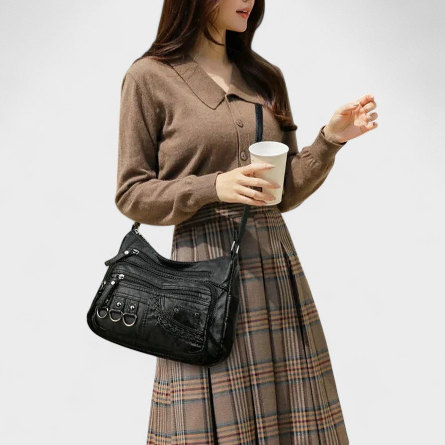 Mariselle - Vintage Inspired Multi-Layer Crossbody Bag