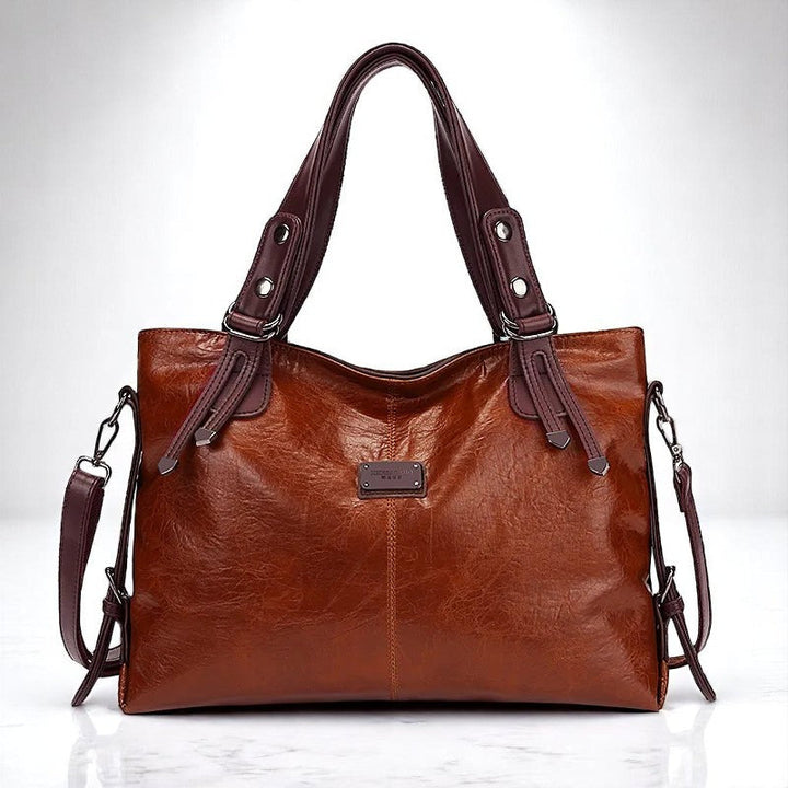 Rielle - Refined Soft Leather Tote Bag