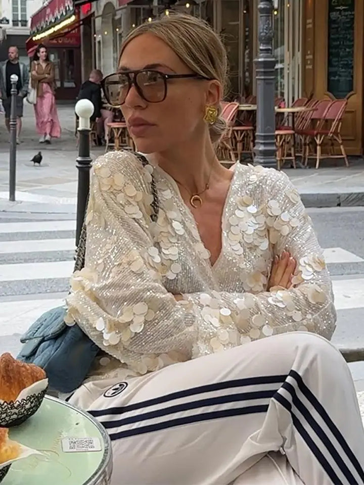 Lorelai | Glamorous Sparkling Blouse
