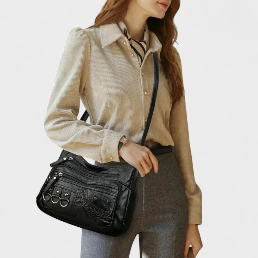 Mariselle - Vintage Inspired Multi-Layer Crossbody Bag