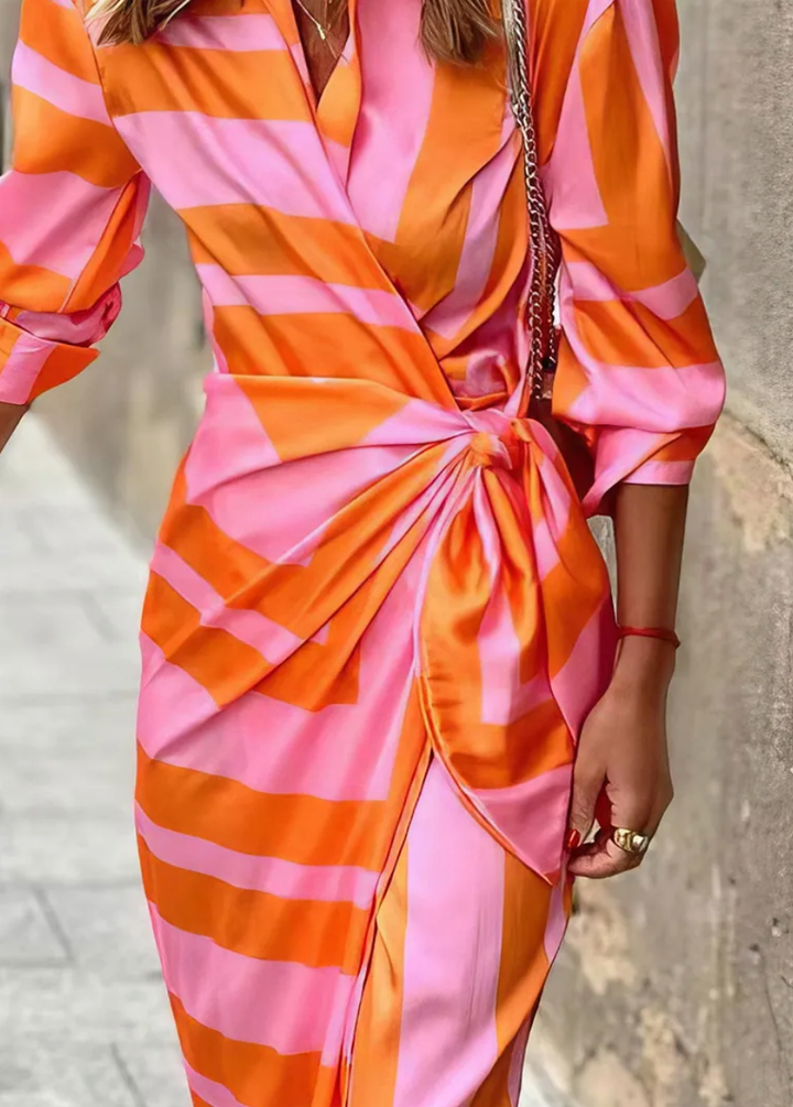 Astoria – Graceful Wrap Midi Dress