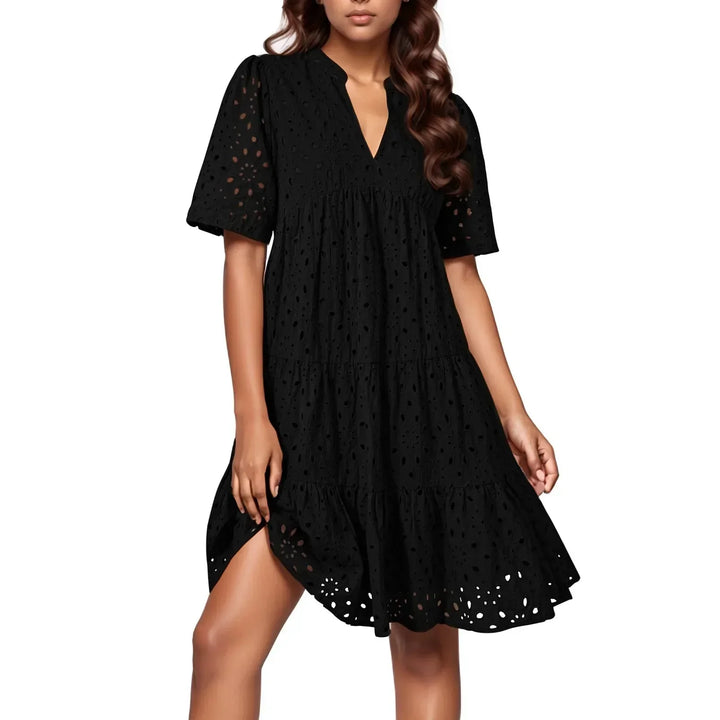 Leona – Elegant Midi Dress