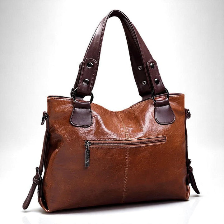 Rielle - Refined Soft Leather Tote Bag
