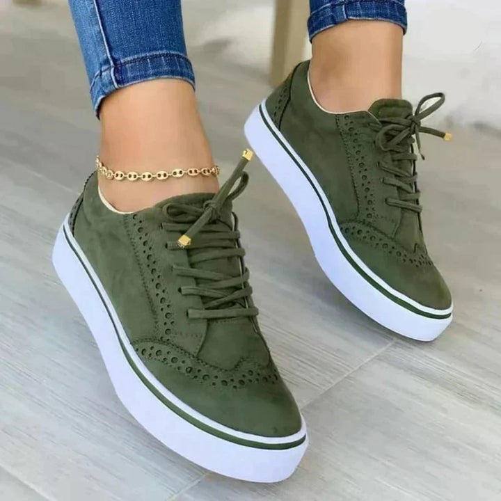 Harper - Suede Lace-Up Sneakers