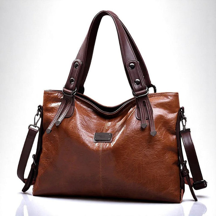 Rielle - Refined Soft Leather Tote Bag