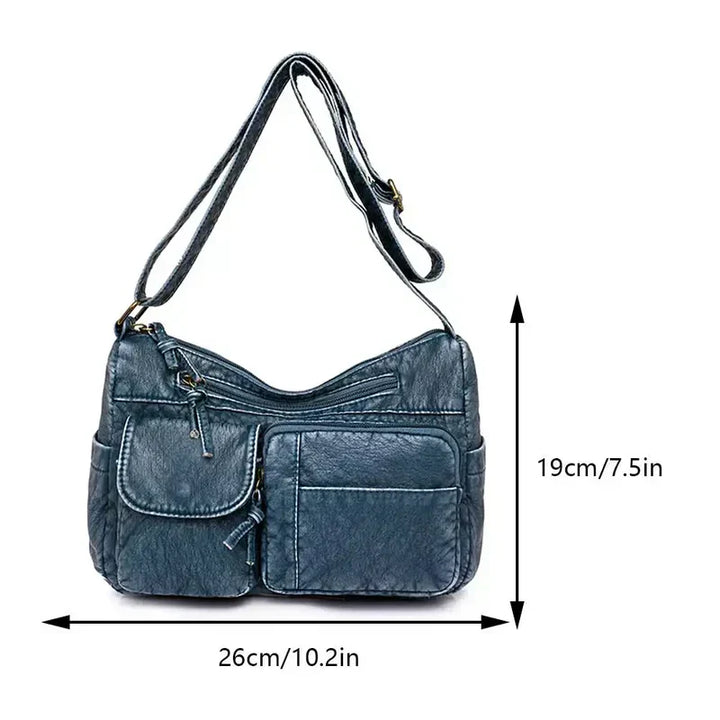Olivienne - Old School Leather Bag