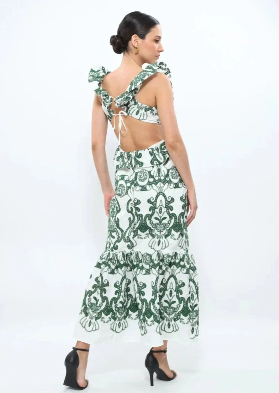 Haven - Ruffled Maxi Dress