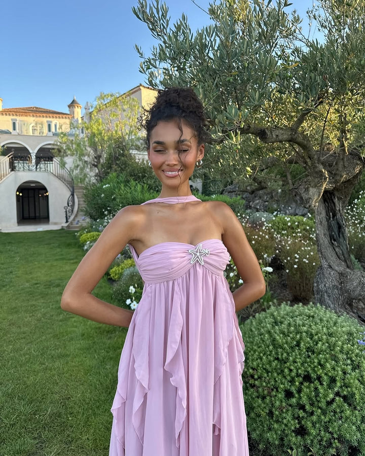Tahlissara - Ruffle Strapless Maxi Dress