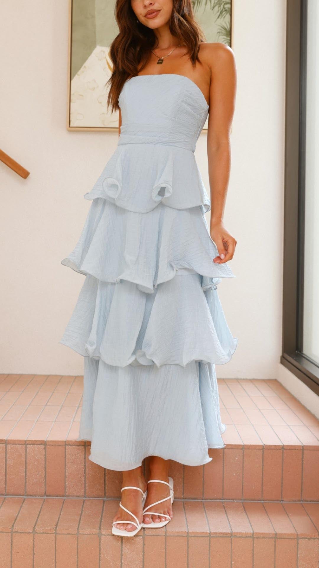 Gwylessa -Tiered Ruffle Maxi Dress