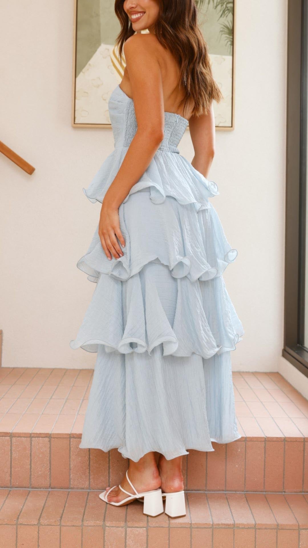 Gwylessa -Tiered Ruffle Maxi Dress