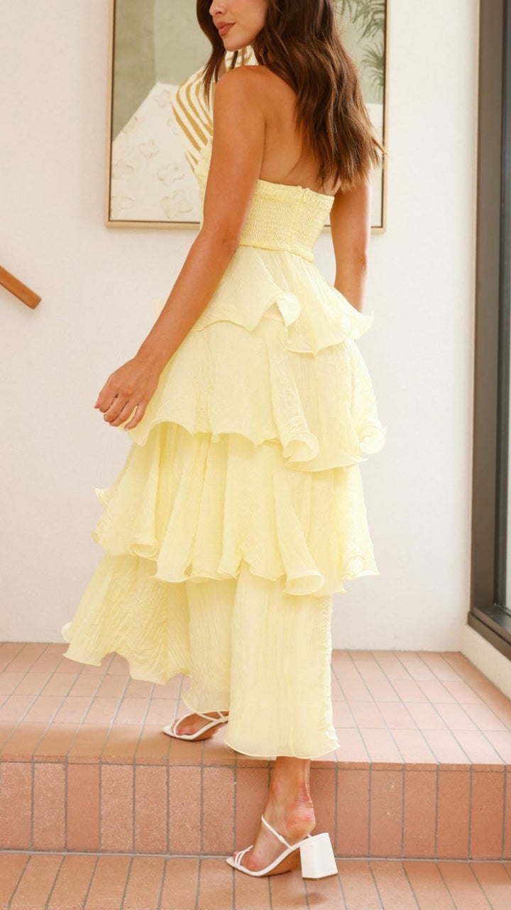 Gwylessa -Tiered Ruffle Maxi Dress