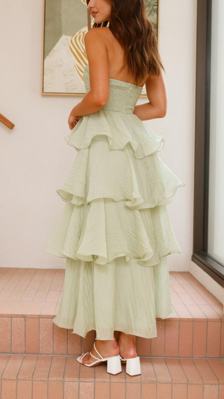 Gwylessa -Tiered Ruffle Maxi Dress