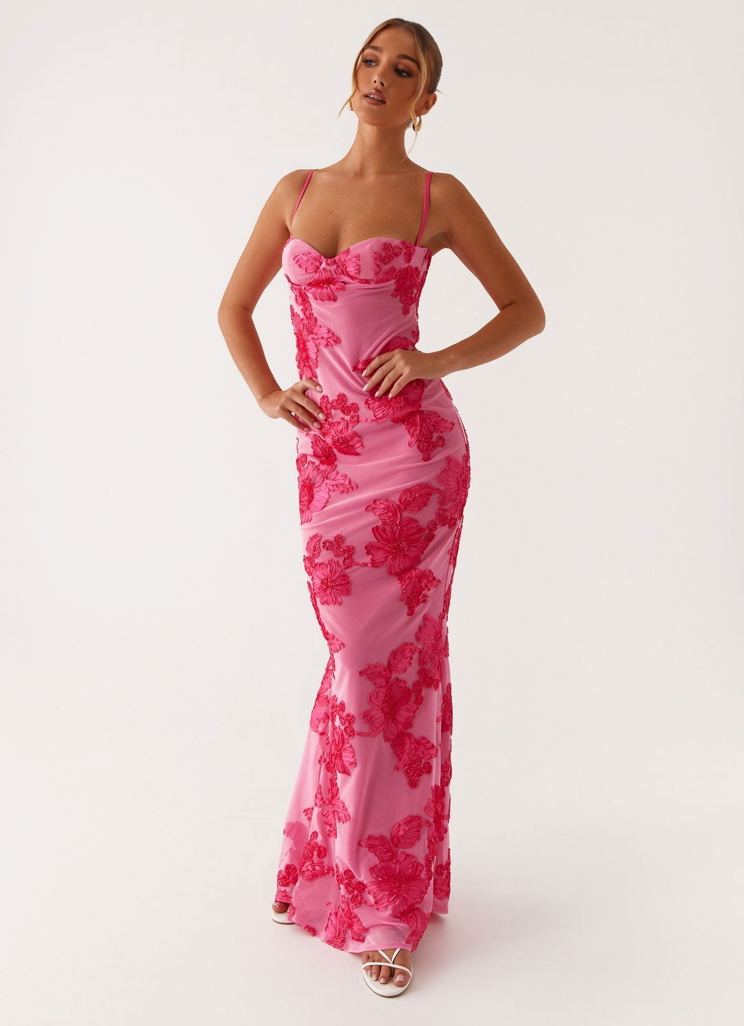 Emily - Embroidered maxi dress