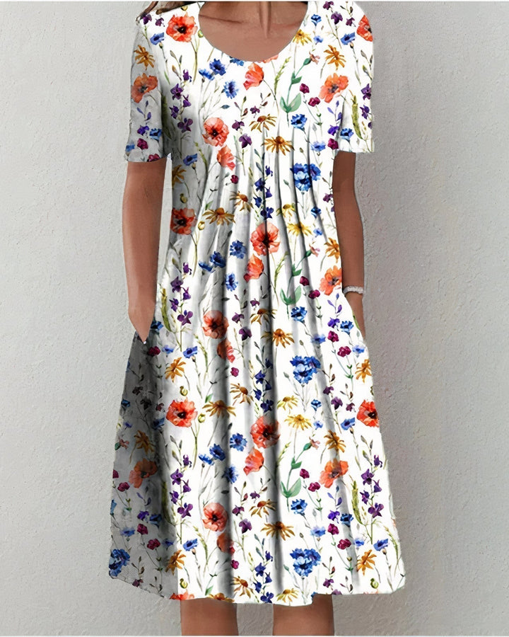 Amelith – Floral Midi Dress