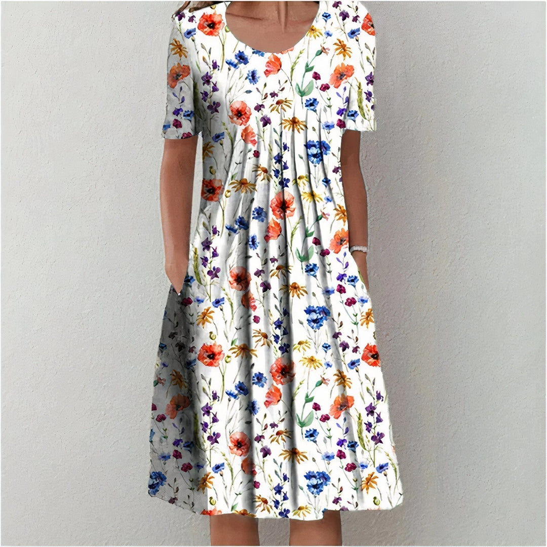 Amelith – Floral Midi Dress