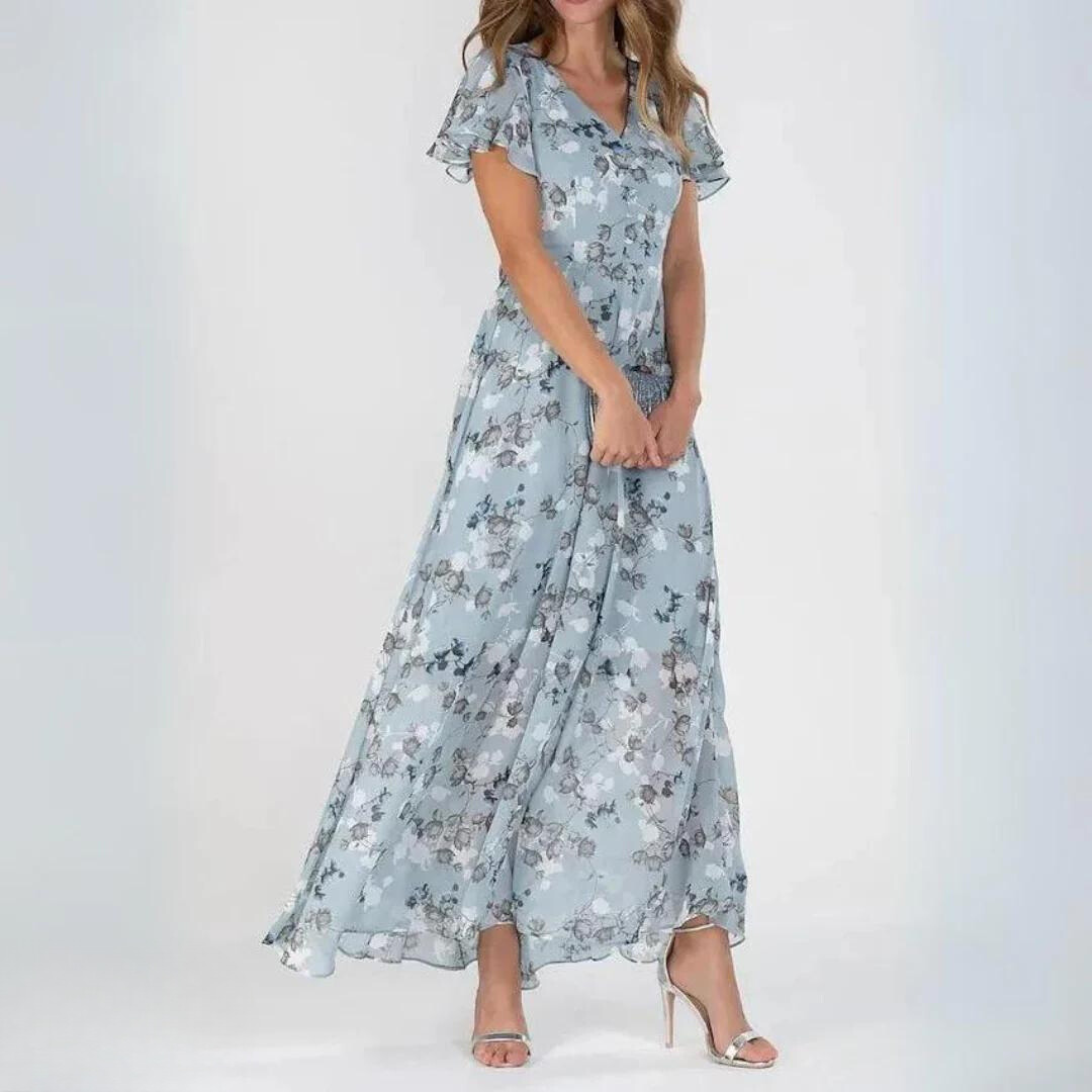 Eira - Flowing Chiffon Maxi Dress
