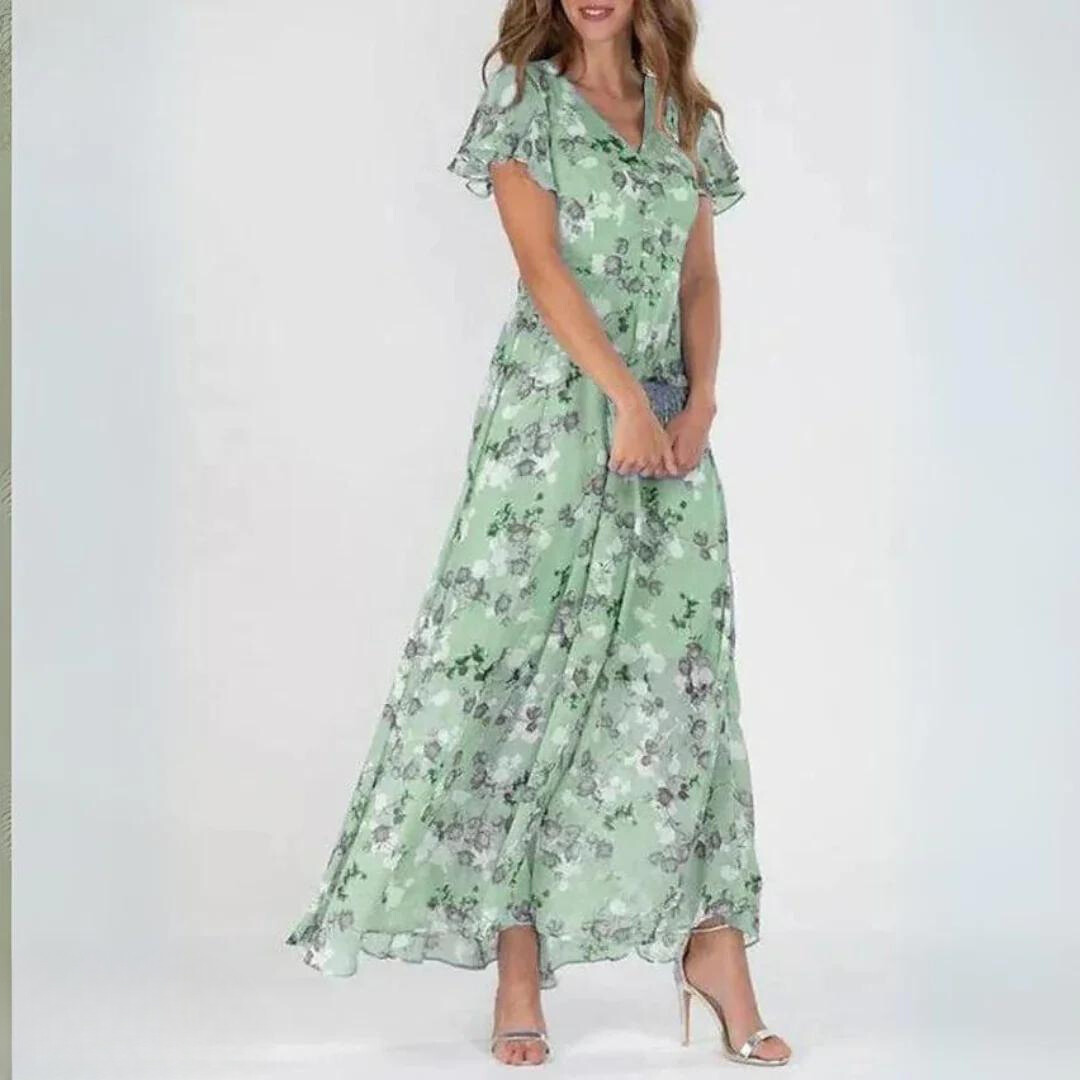 Eira - Flowing Chiffon Maxi Dress
