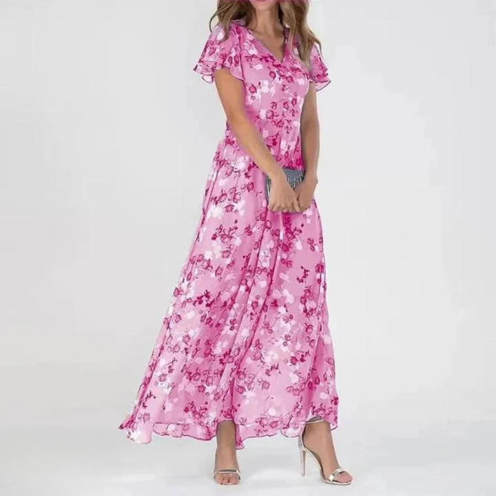 Eira - Flowing Chiffon Maxi Dress