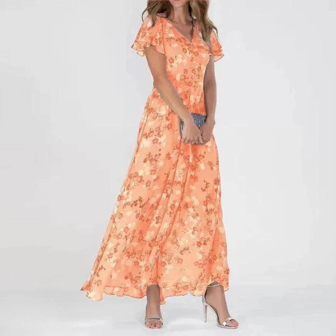 Eira - Flowing Chiffon Maxi Dress