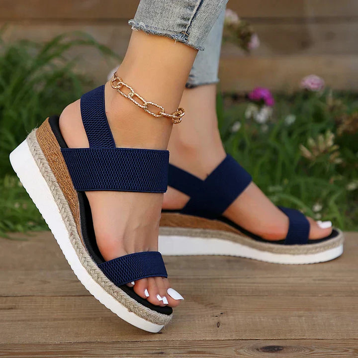 Lily - Double Strap Platform Sandals