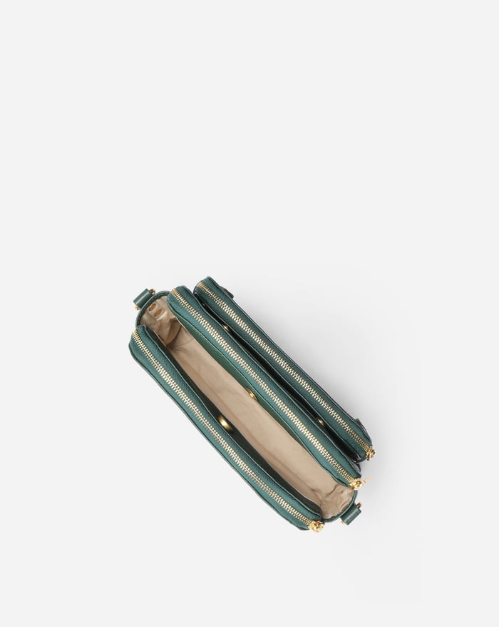 Aelira - Sleek Three Layer Crossbody Bag