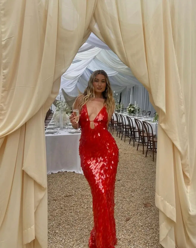 Anabelle | Sequin Maxi Long Dress