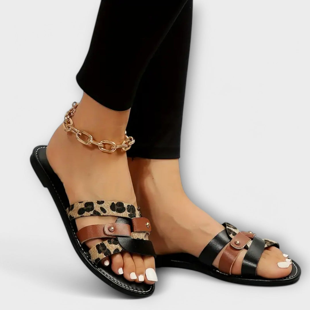 Emerise - Cross Strap Sandals