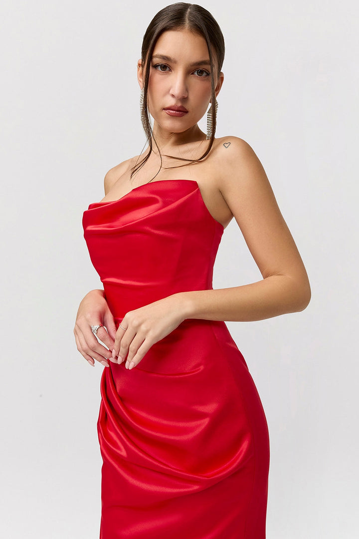 Olivia - Strapless Maxi Dress