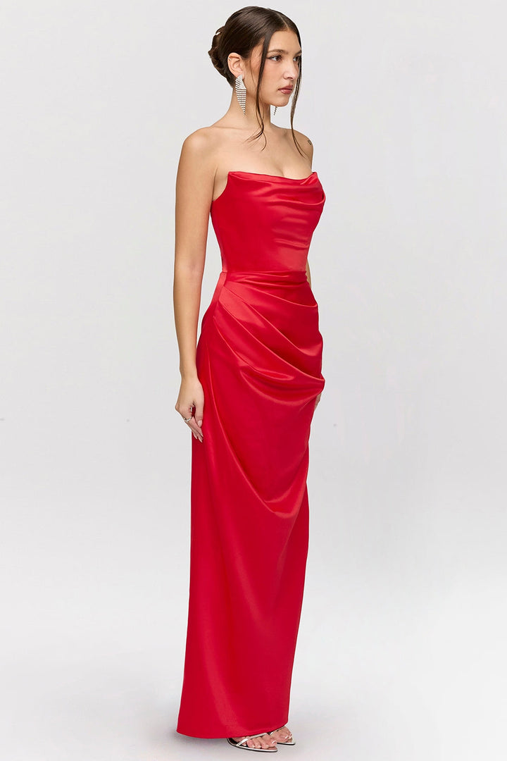 Olivia - Strapless Maxi Dress