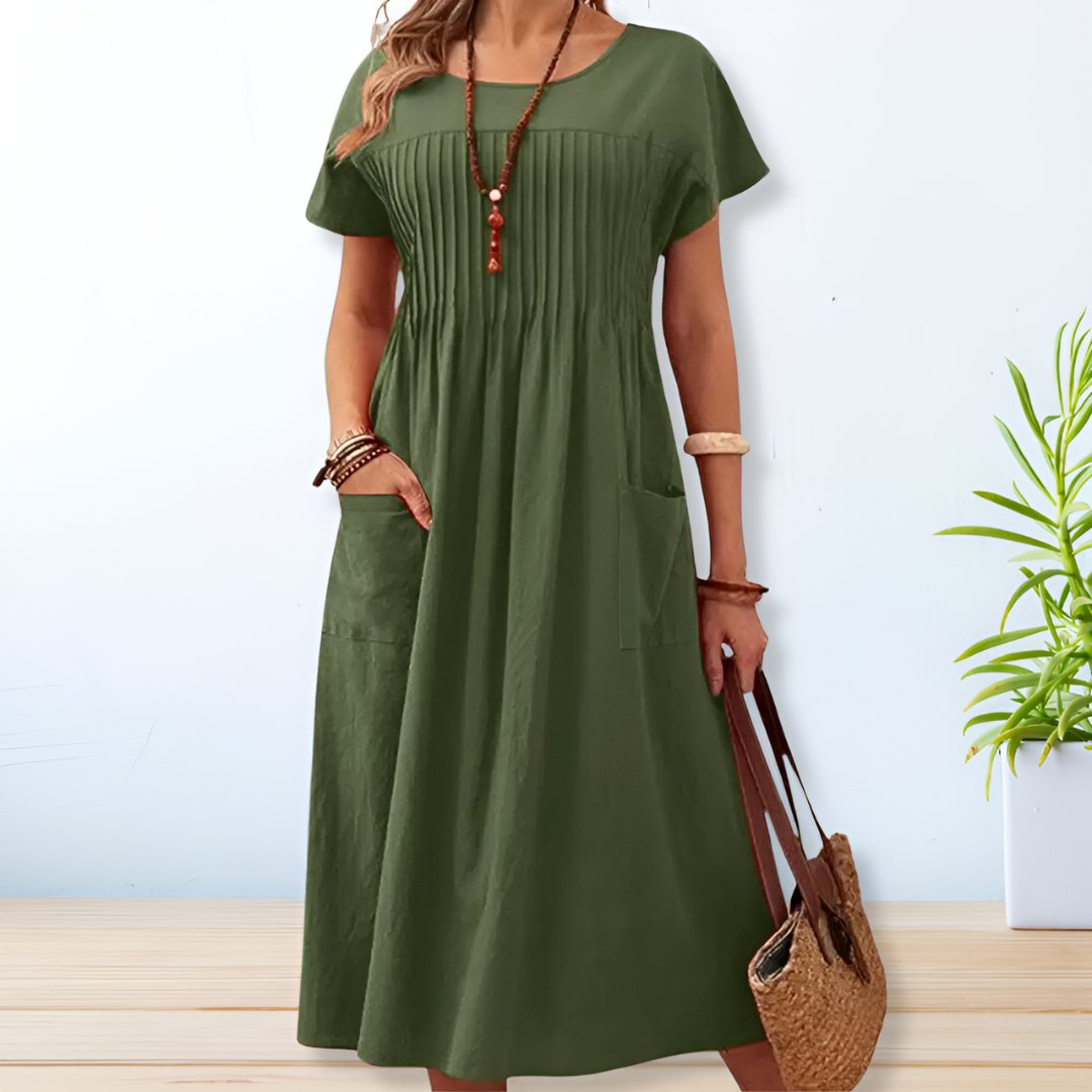 Lucien™ | Pleated Comfort Dress