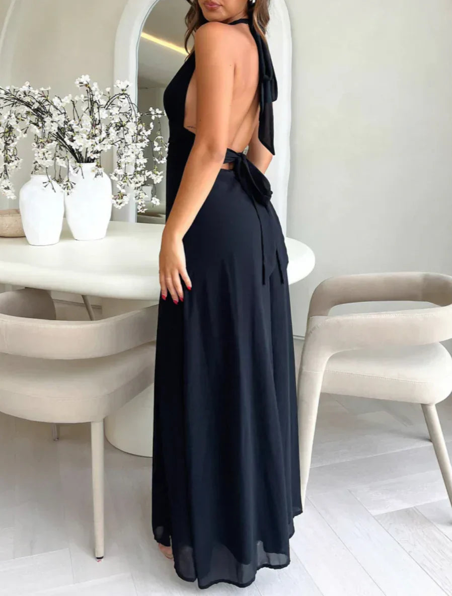 Hallie Rose - Long dress with elegant slit