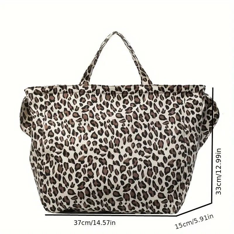 Saphina - Stylish Leopard Print Tote