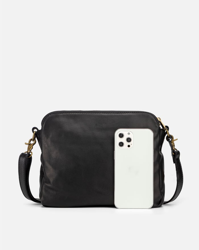 Aelira - Sleek Three Layer Crossbody Bag