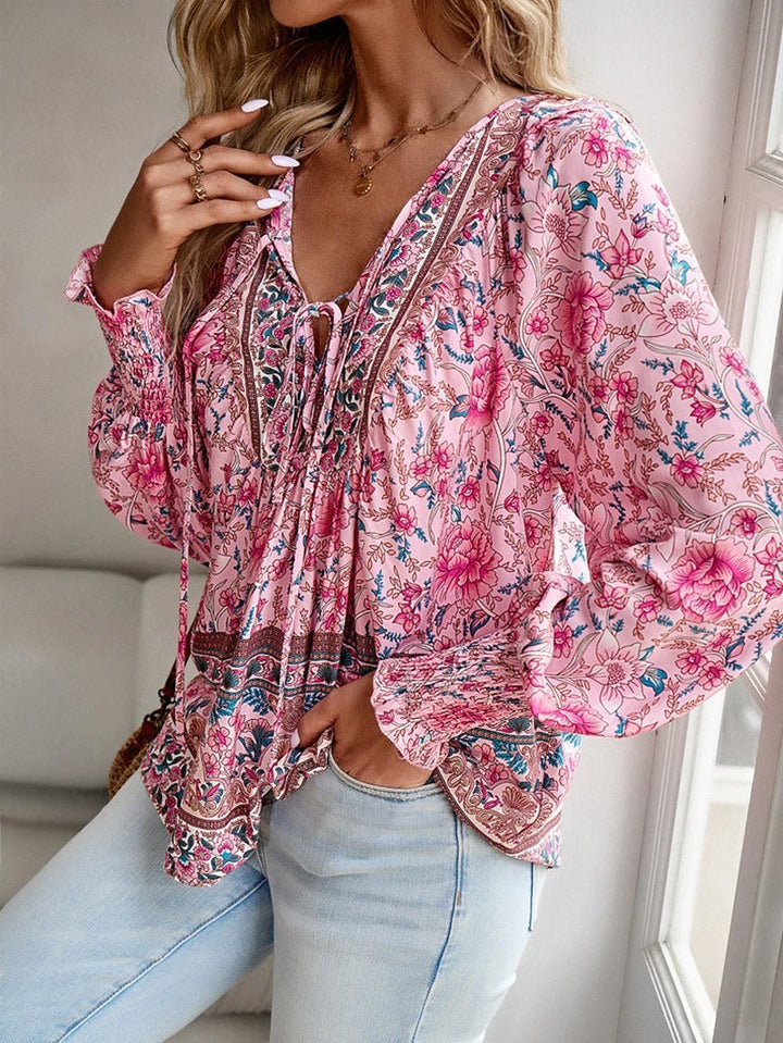 Tova -  Summer Floral Top