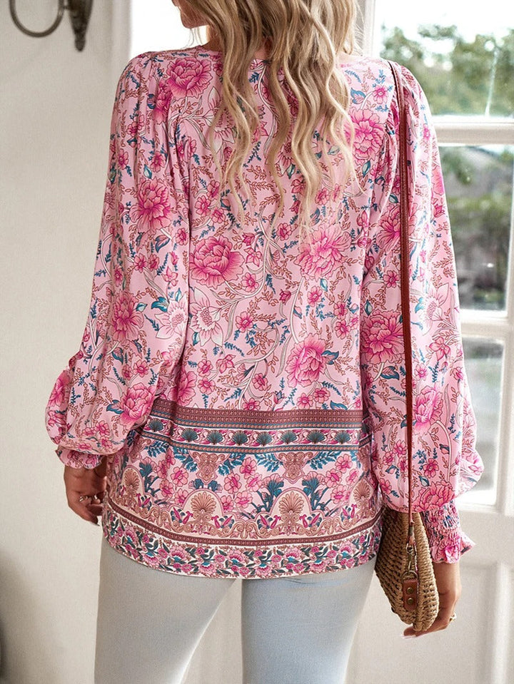 Tova -  Summer Floral Top
