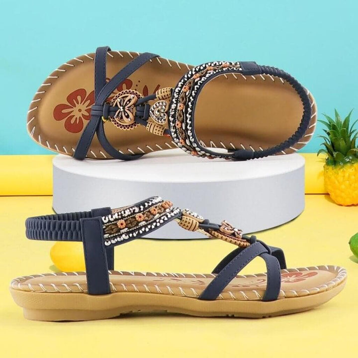 Amavine - Sandals with Elastic Band & Soft Platform