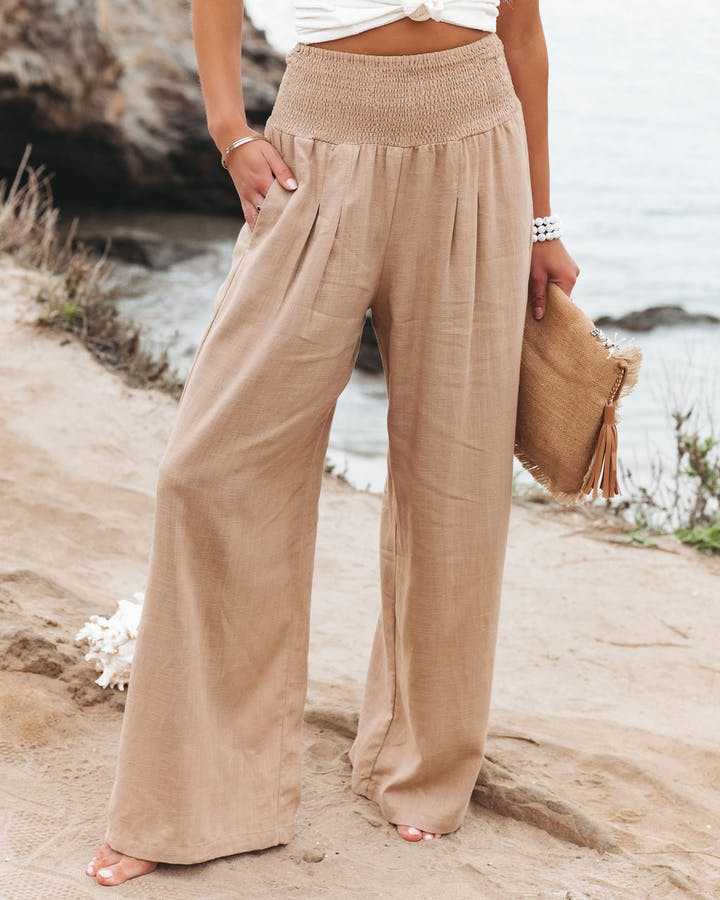 Olivette -  Beach Wide Leg Pants