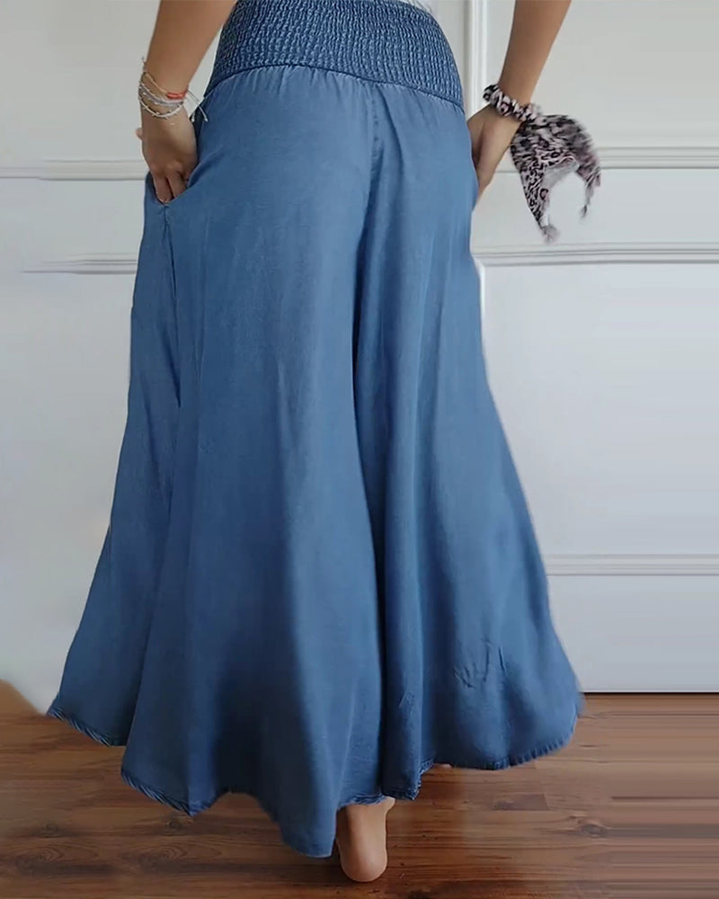 Oriantha - Pants with Elastic Waist