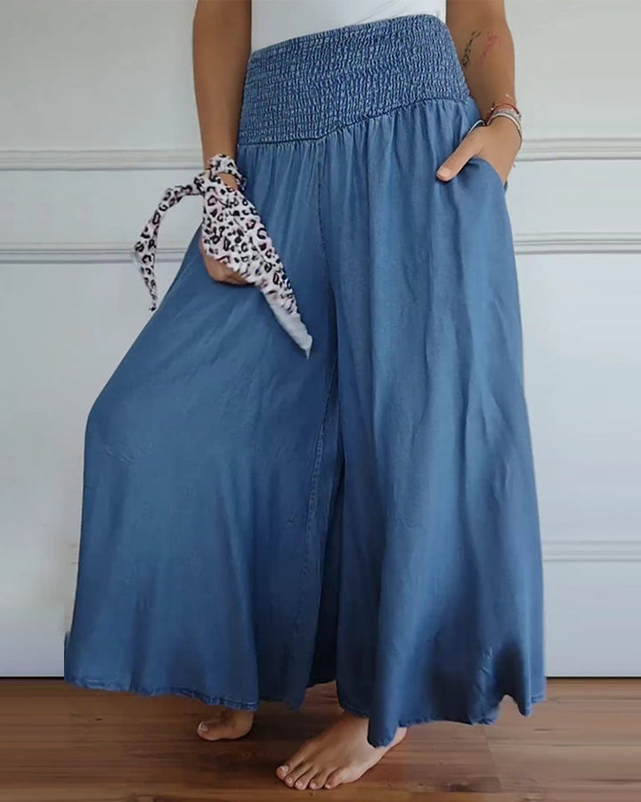Elarisse  - Pants with Elastic Waist