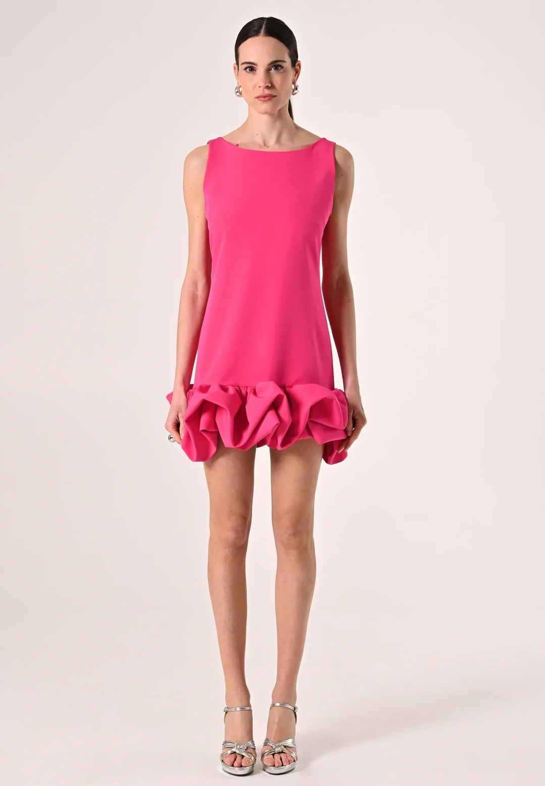 FUCHSIA | Dress Mit Bubble Hem