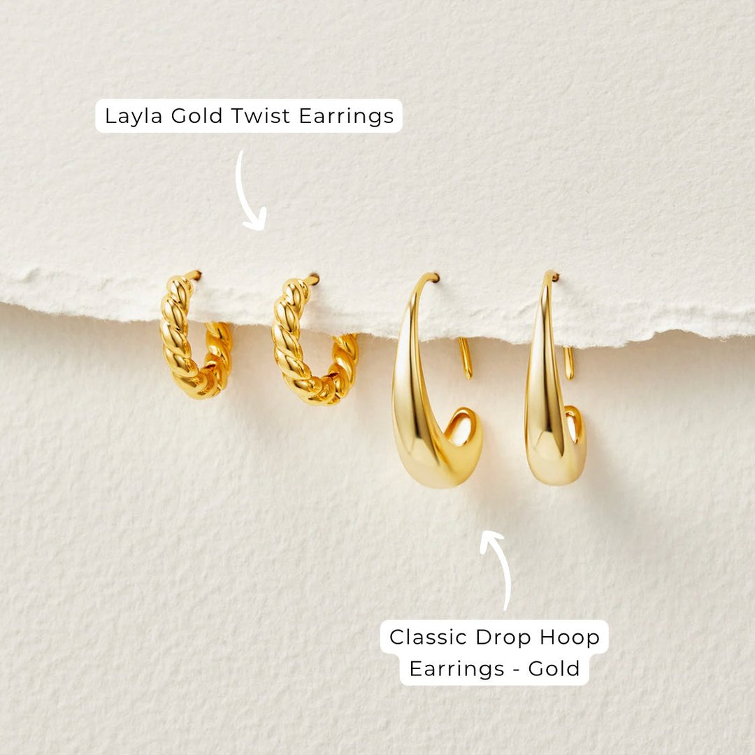 Knotted gold and freshwater pearl earrings