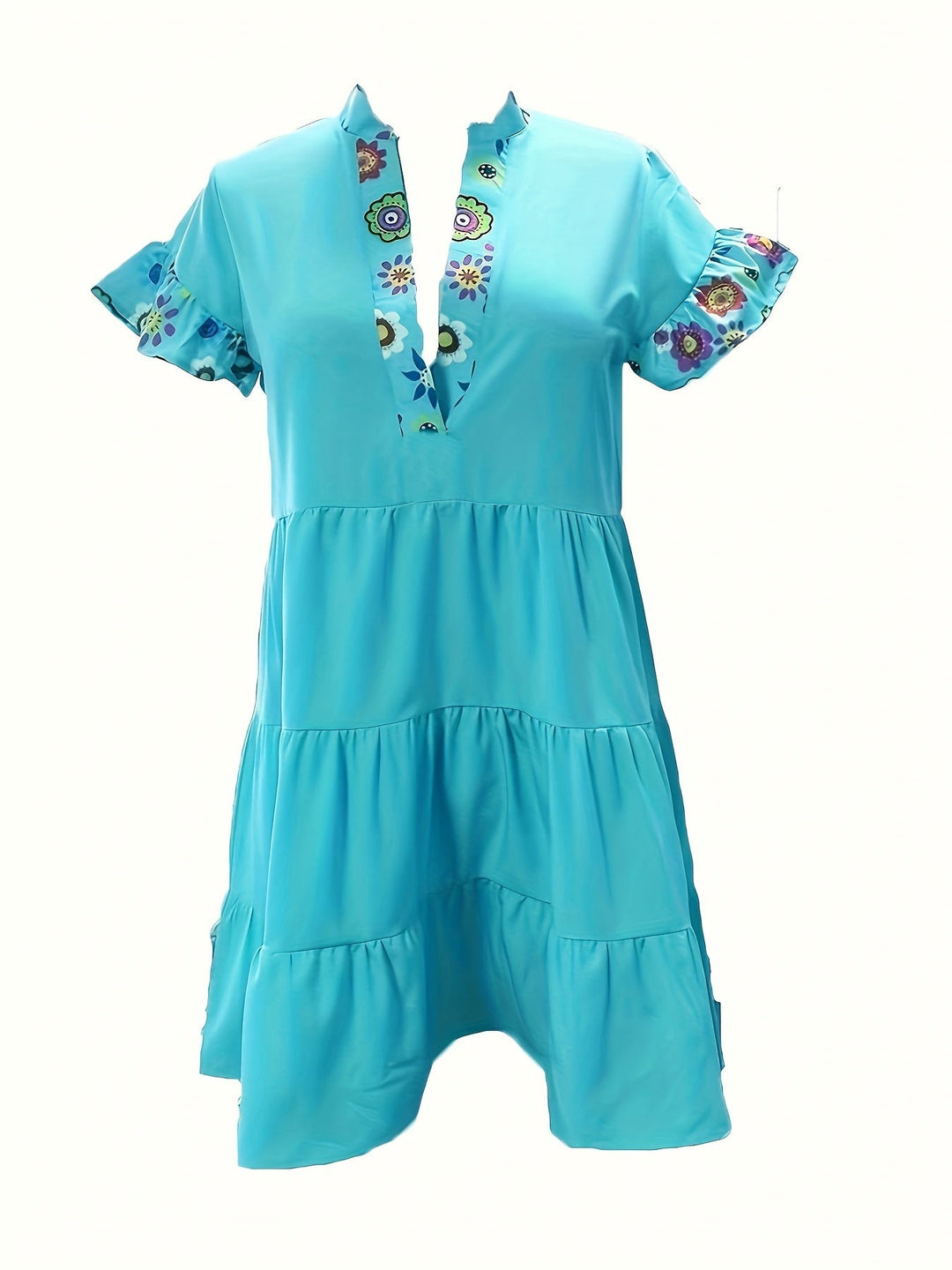 Auriel - Elegant Boho Chic Flared Light Dress