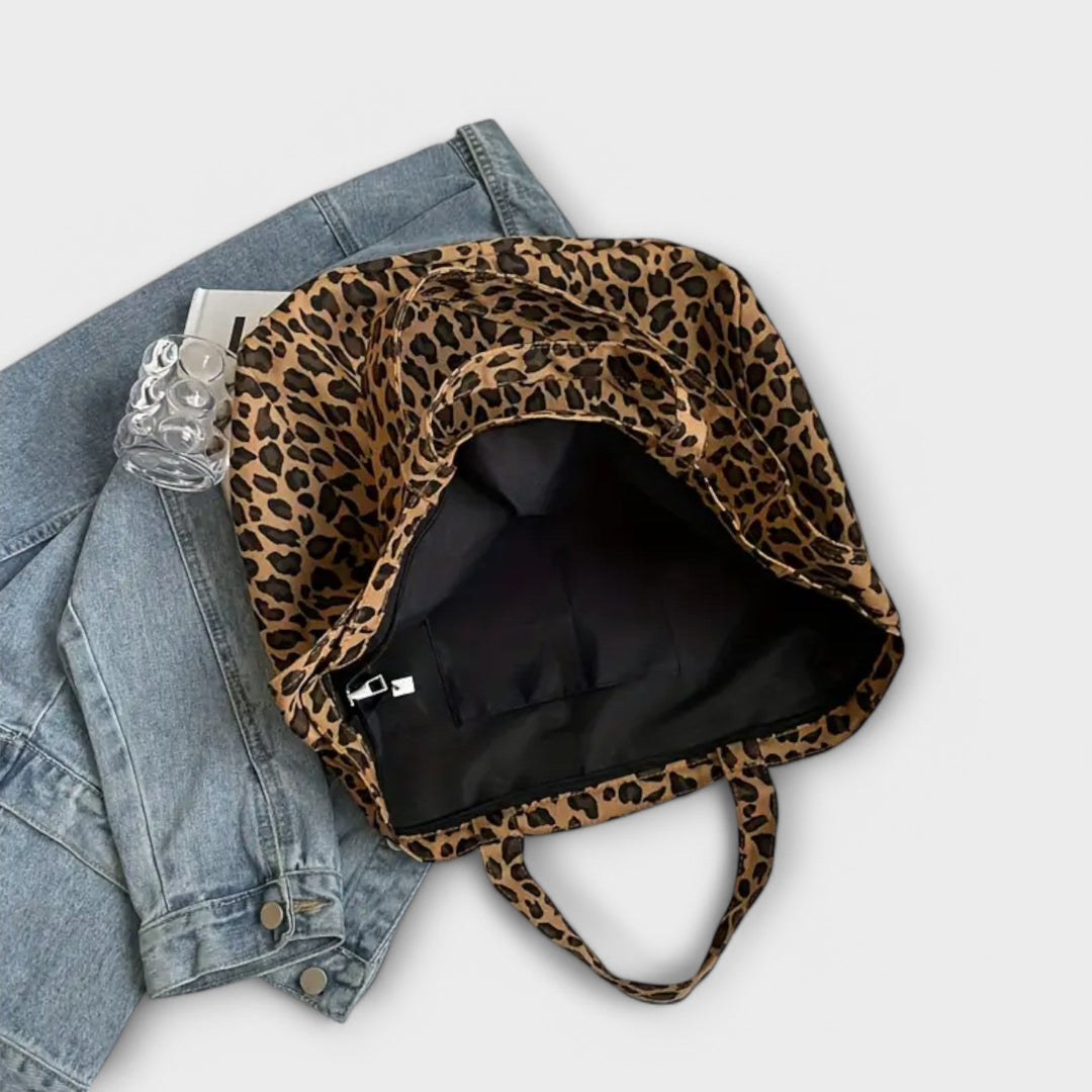 Oraya - Stylish Leopard Print Tote